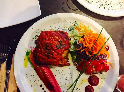 Parmigiana - layered eggplant - divine  at FED by Water in East London