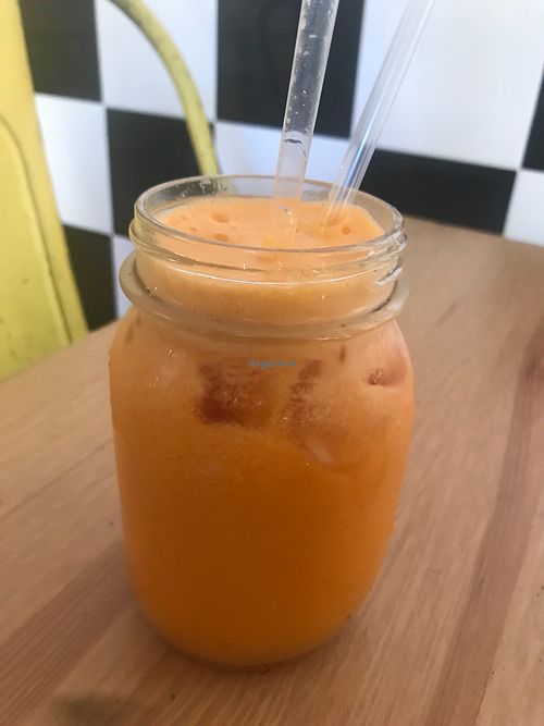 pineapple, carrot, orange, lime & apple juice at Selezione Naturale in Turin