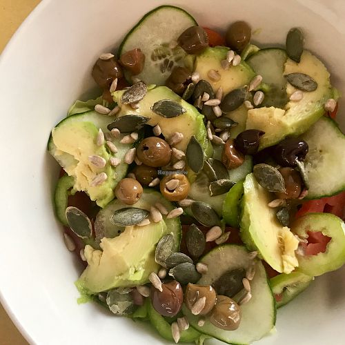Insalada Mista with added Avocado  at Selezione Naturale in Turin