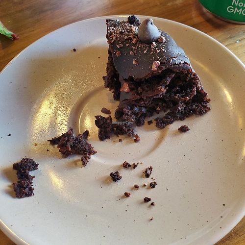 Partially devoured gf and vegan donut at The Hive in Santa Monica