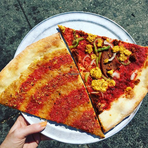 Delicious pizza! at Sizzle Pie - W Burnside in Portland