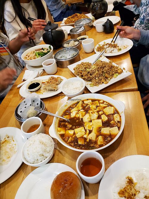 Beef Fried in the back! at Bodhi Kosher Vegetarian Restaurant in New York City