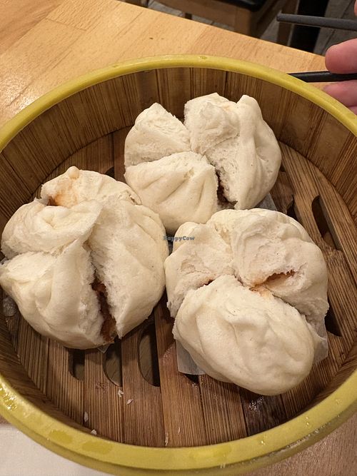 Bbq buns  at Bodhi Kosher Vegetarian Restaurant in New York City