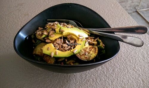 eggplant salad at Green Space in Koh Samui