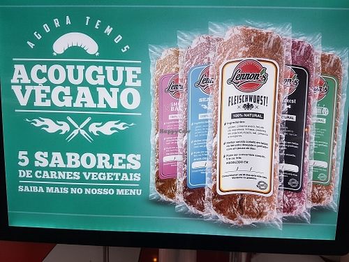 vegan choices at Hot Dog Company in Sao Paulo