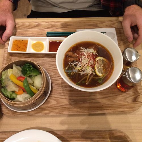 spicy noodle  at T's Tan Tan in Sendai