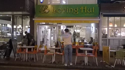 outside at Loving Hut - North Laine in Brighton