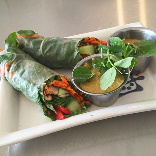 Shiitake Roll at Pulp + Sprout Juice Bar and Vegan Cafe in Asheville