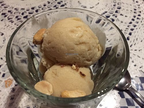 Vegan icecream  at La Tortilleria in Kensington