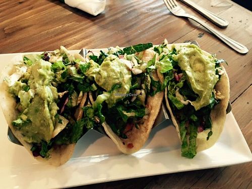 Jackfruit tacos were amazing at VegeNation in Las Vegas