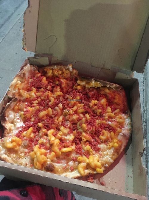 Mac & Cheese Pizza at VegeNation in Las Vegas