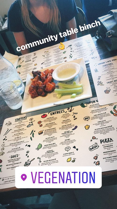Buffalo Cauliflower!!! at VegeNation in Las Vegas