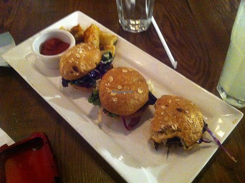 downtown tony sliders at VegeNation in Las Vegas
