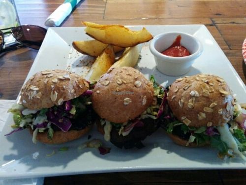 Amazing Mini Burgers at VegeNation in Las Vegas