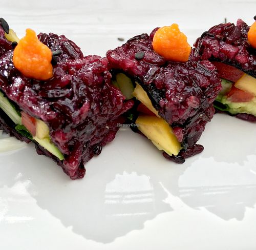 Save the tuna sushi. A must have. at VegeNation in Las Vegas