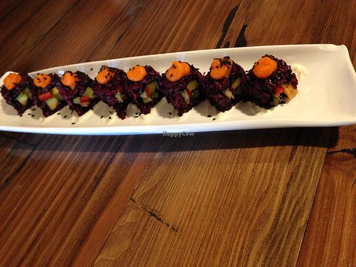 sushi appetizer at VegeNation in Las Vegas