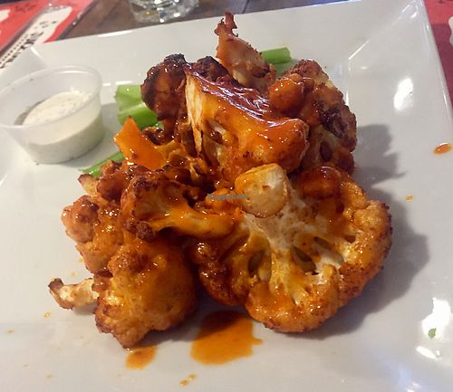 Buffalo cauliflower wings at VegeNation in Las Vegas