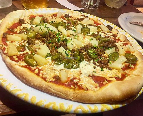 Picante Pineapple Pizza  at VegeNation in Las Vegas
