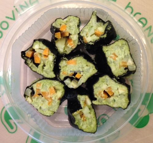Raw and vegan Sushi from our kitchen :-) at Zelena in Pula