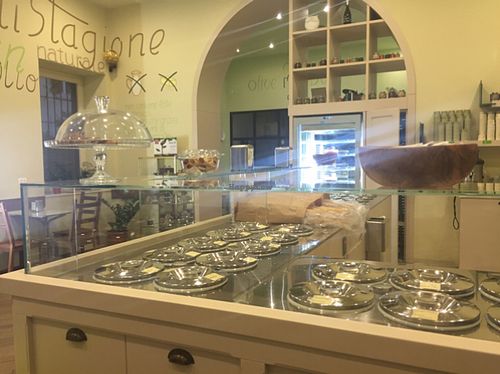 Can't see the gelato! at Olive Dolci - Via Emanuele Filiberto in Rome