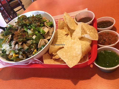 Vegan burrito bowl at Barberitos in Asheville