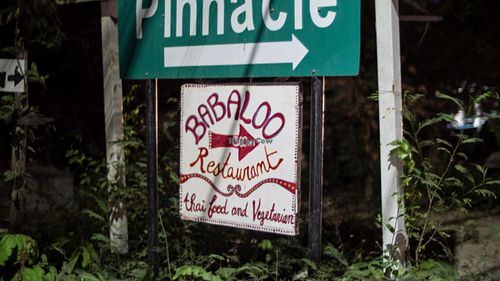 Babaloo sign at Babaloo Restaurant and Uma's Kitchen in Koh Tao