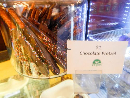 chocolate pretzels at Chocolaterian in Madison