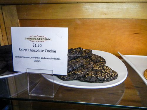 spicy chocolate cookies at Chocolaterian in Madison