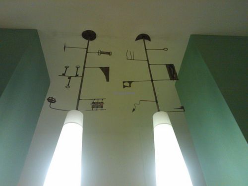 Handcrafted lamps at Equilibrio in La Spezia