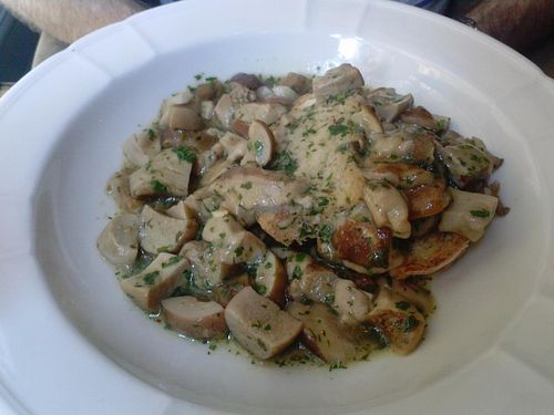 porcini mushroom soup at Konnubio in Florence