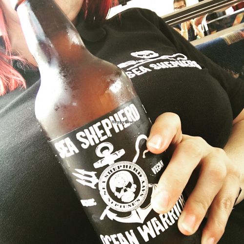 sea shepherd beer at Just FaB - Food Bus in East London