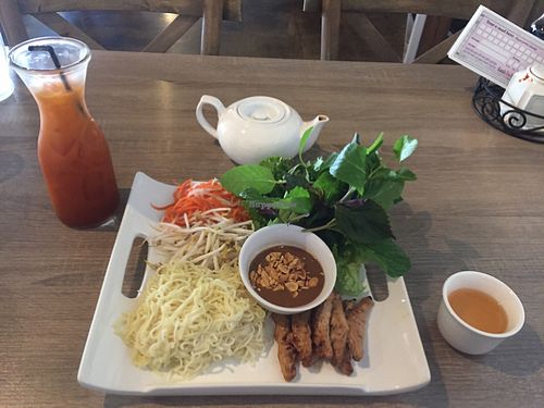 ";chicken"; lettuce wraps at The Purple Mint - El Cajon Blvd in San Diego