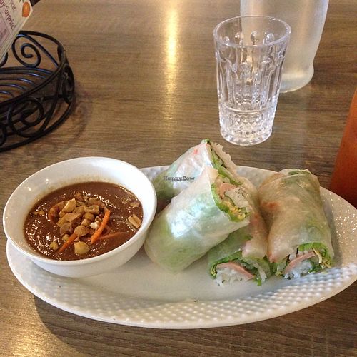 pork and shrimp spring rolls at The Purple Mint - El Cajon Blvd in San Diego