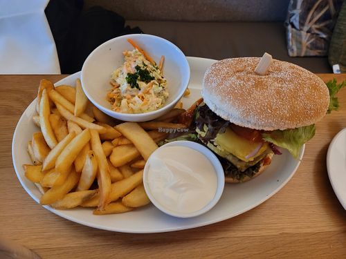 Double Black Bean Burger at Landhaus Beckmann in Kalkar