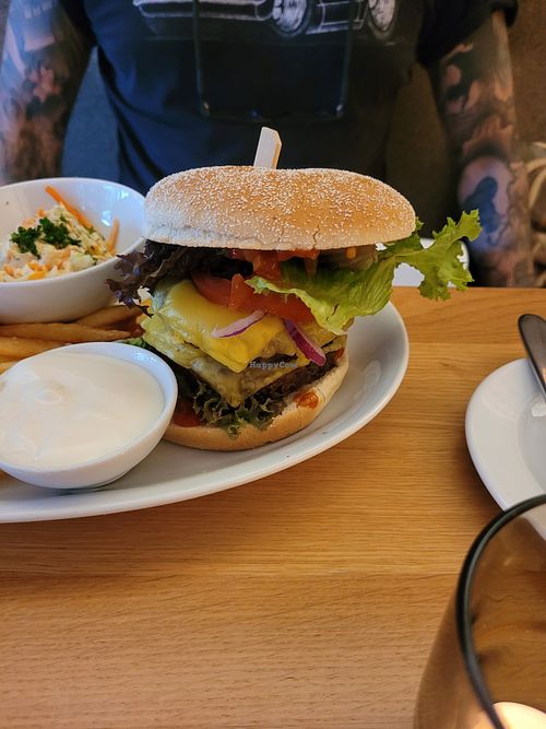 Double Black Bean Burger at Landhaus Beckmann in Kalkar