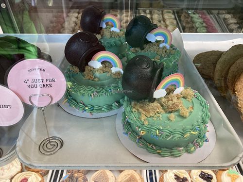 Vegan cake for St. Patrick’s Day  at Walt Disney World - Erin McKenna's Bakery in Lake Buena Vista