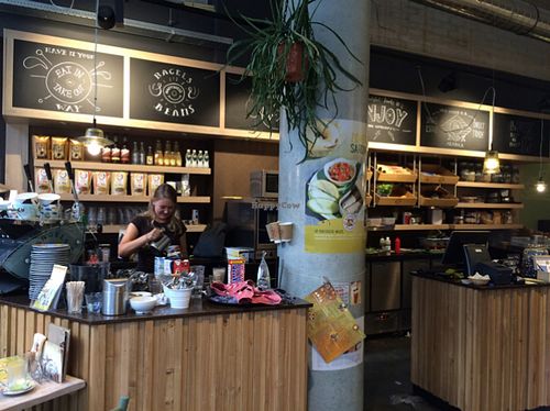 the counter  at Bagels & Beans - Spui in The Hague