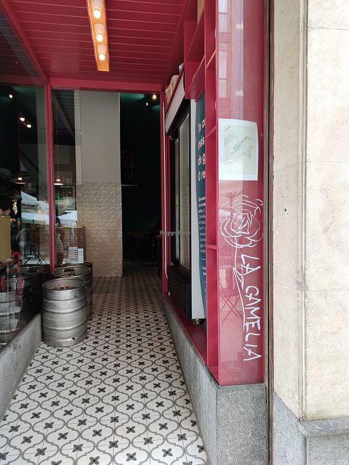 Restaurant at La Camelia Vegan Bar in Bilbao