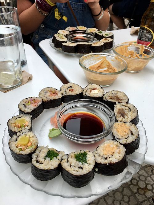 Maki at La Camelia Vegan Bar in Bilbao