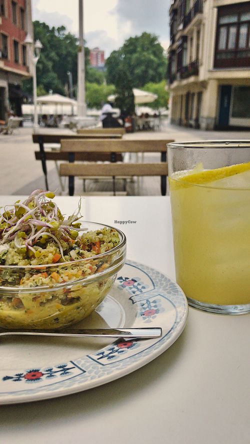 quinoa tabbouleh at La Camelia Vegan Bar in Bilbao