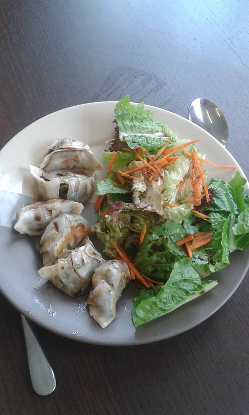 Dumplings at Natural Plus in Outlying Islands