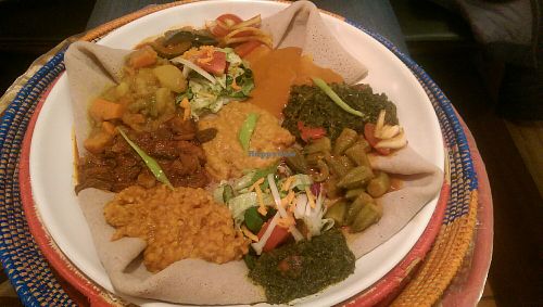Vegane Probierplatte für 2 Personen at Kilimanjaro in Heidelberg