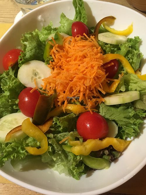 Mixed salad at Nadamas in Bolzano