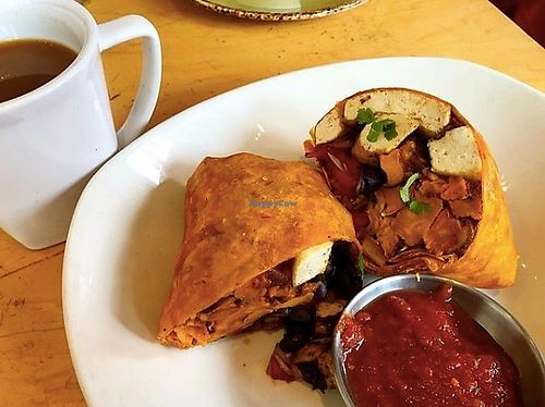 Breakfast wrap with tofu at Northstar Cafe - Short North in Columbus