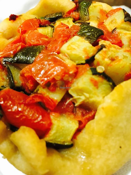 Veggie tart at Harmony Bakery in Baltimore