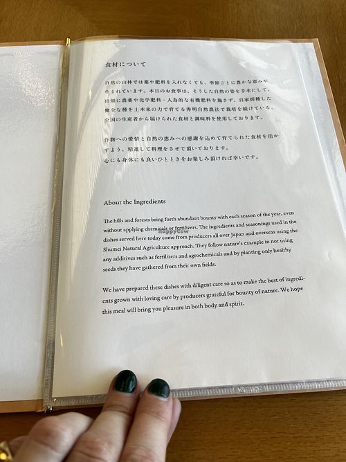 Menu  at Peach Valley in Koka