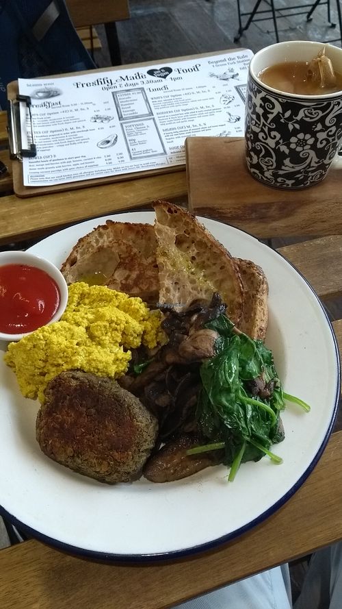 Their full English at Beyond the Kale in Bath
