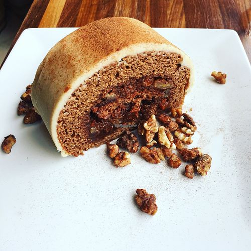 carrot cake at GreenSpace Cafe in Ferndale