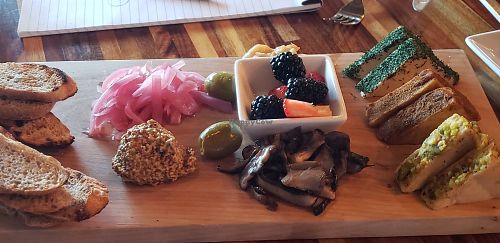 Cheese Plate at GreenSpace Cafe in Ferndale