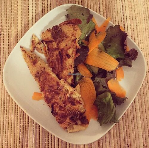 frittata vegan at Pasta Madre in Grosseto